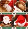 4 Pcs Christmas Candy Storage Basket Santa Claus Reindeer Snowman Penguin Candy Basket Christmas Decoration Candy Bowl Dish Xmas Sugar Snack Container for Table Desk Decoration Christmas Gift